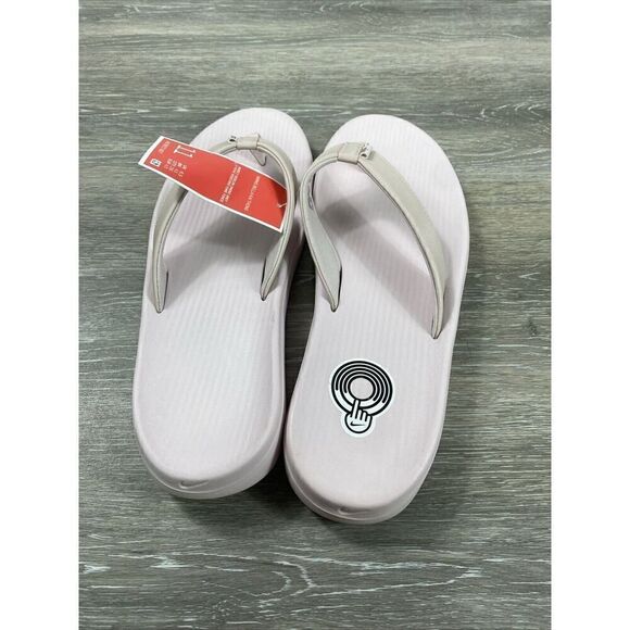 NIKE BELLA KAI WOMENS THONG FLIP FLOPS size 11 BARELY ROSE AO3622-607 - Picture 4 of 6